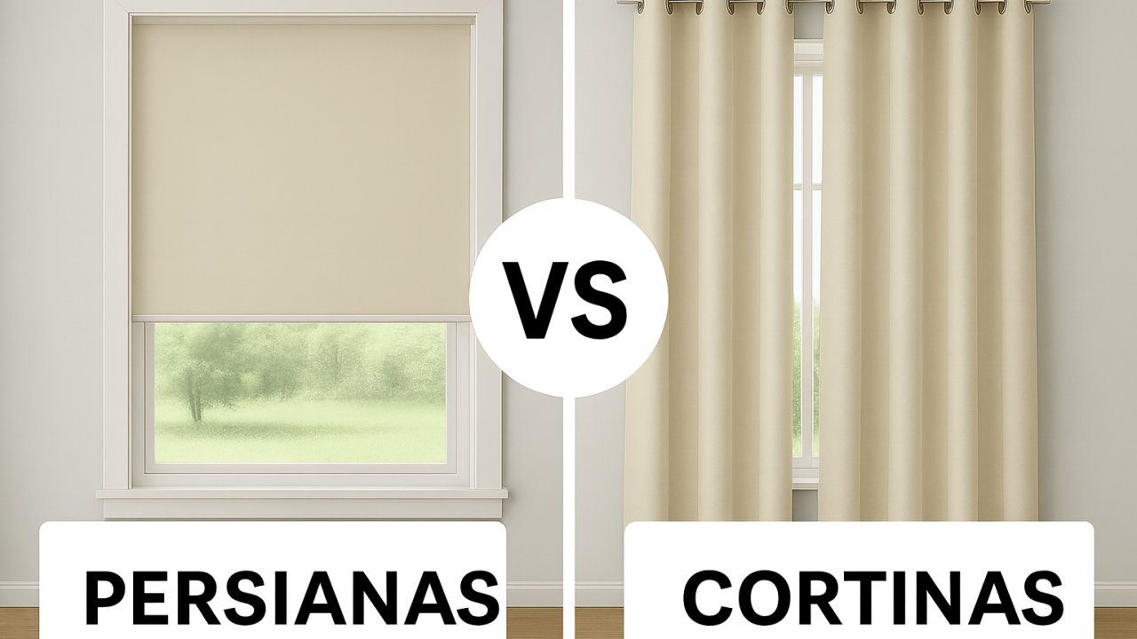 Cortinas vs Persianas: ¿cuándo elegir cada una?