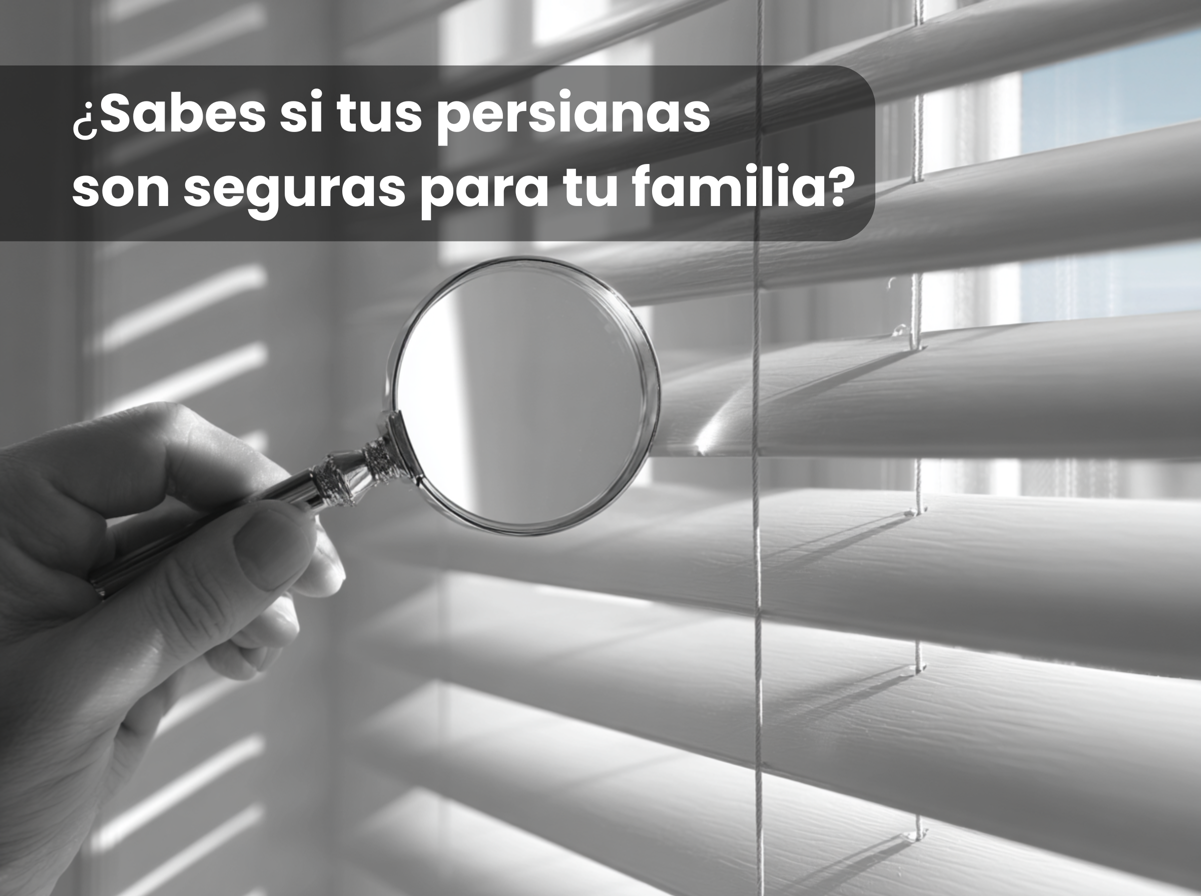 Persianas certificadas: garantía de salud y calidad