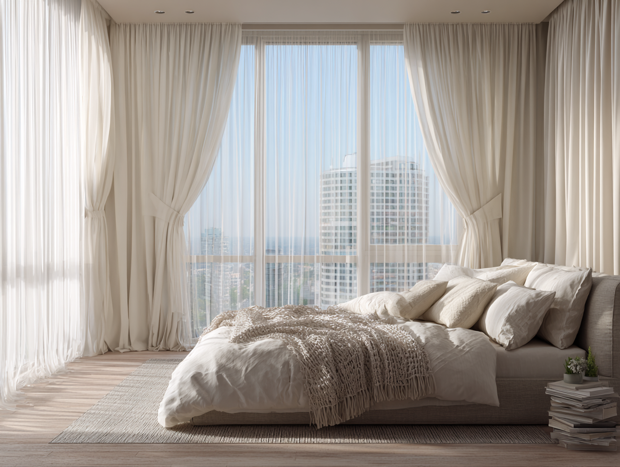 Cortinas Modernas para Dormitorios