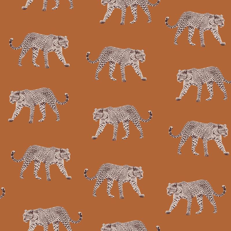 Papel tapiz Papel tapiz pantera naranja cálido - Decora Pro