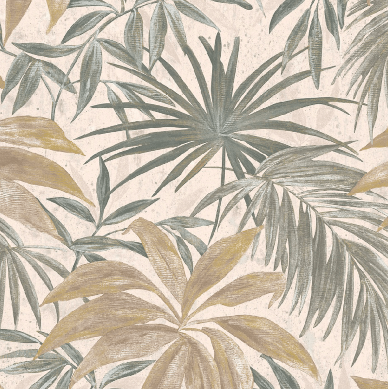 Papel tapiz Papel Tapiz Beige Tropical Cream - Decora Pro