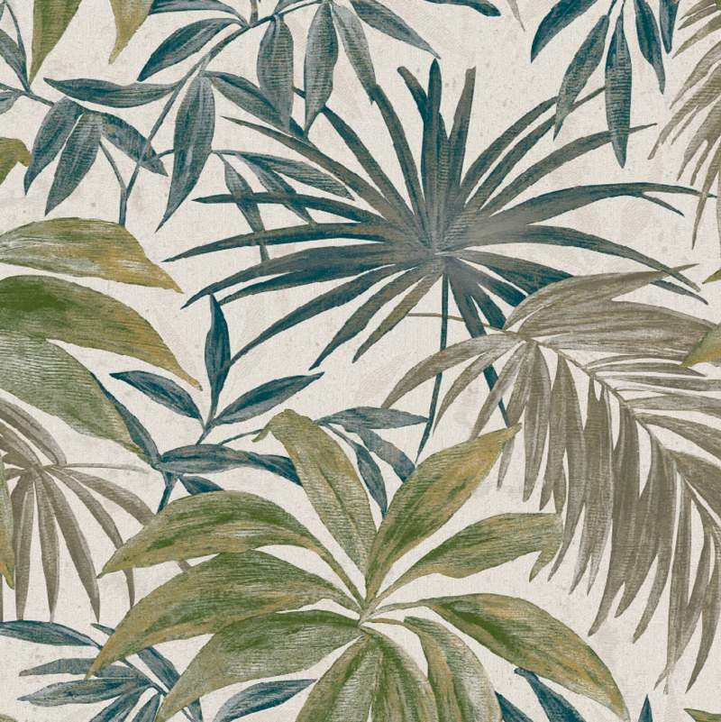 Papel tapiz Papel Tapiz Beige Tropical Ivory - Decora Pro
