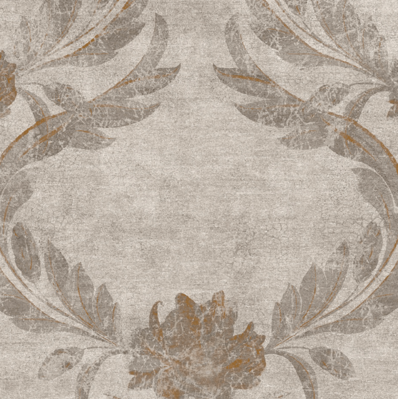 Papel tapiz Papel Tapiz Classic Flower Crown Moka - Decora Pro