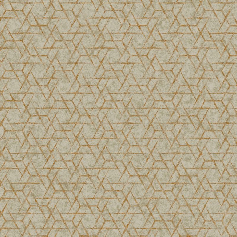 Papel tapiz Papel Tapiz Cubic Mustard - Decora Pro