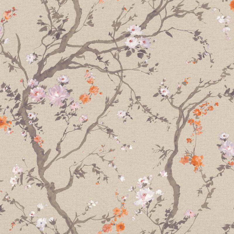Papel tapiz Papel Tapiz Emil & Hugo Colección Sakura SAKURA SLUSHY BEIGE 291604 - Decora Pro