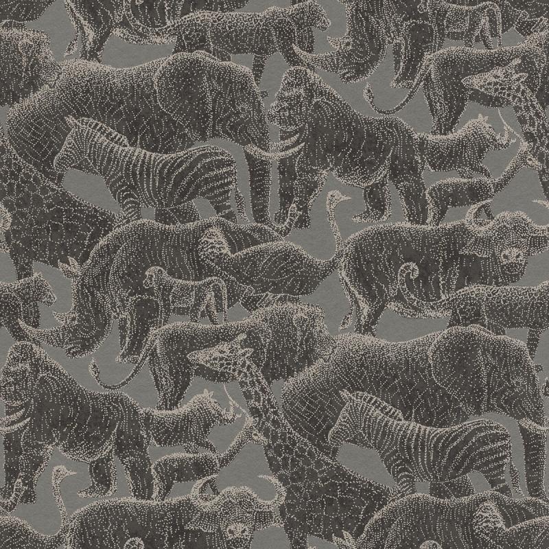 Papel tapiz Papel Tapiz Emil & Hugo Colección Sakura SAFARI CLIFF GREY-ANTHRAZIT 291598 - Decora Pro